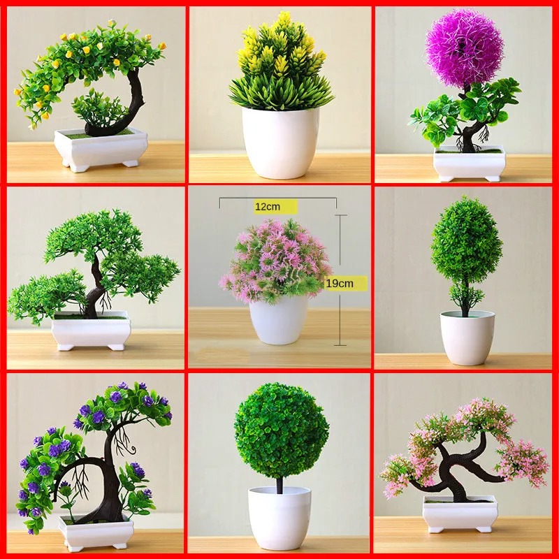 Bonsai Garden Accessories - Artificial Small Tree Potted Plant Fake
