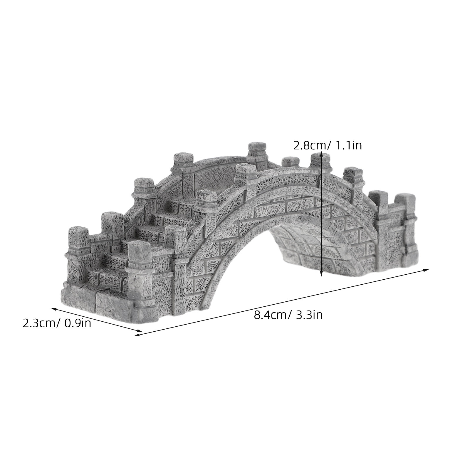 4Pcs Miniature Garden Bridge S - Bonsai Zen Garden Set ulasan dan harga