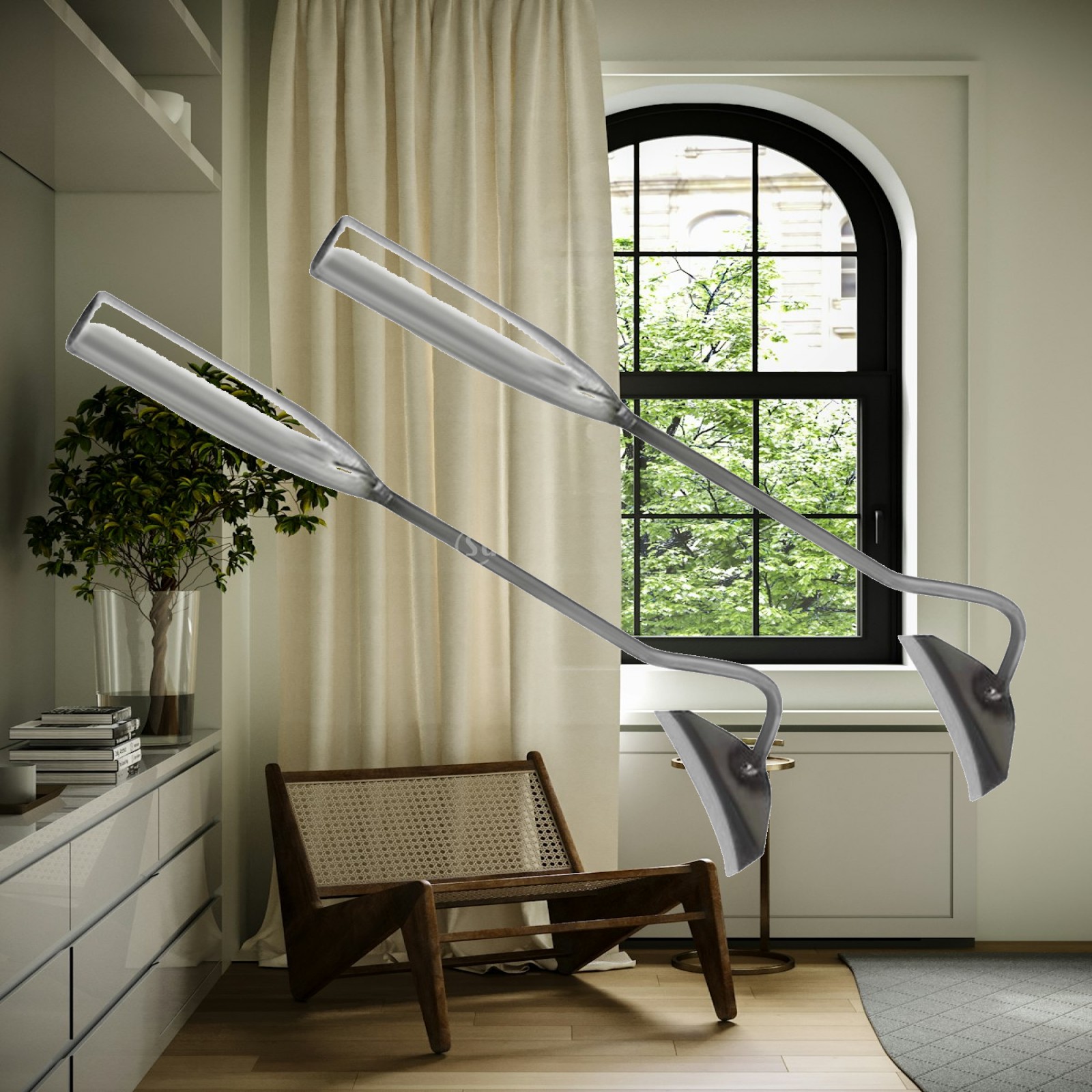Hand Hoe Weeding Tool Digging  - Bonsai Garden Backyard ulasan dan harga