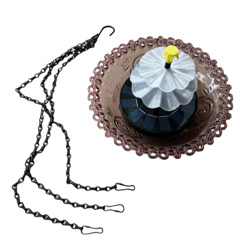 Solar Bird Bath Fountain with  - Bonsai Garden Backyard ulasan dan harga