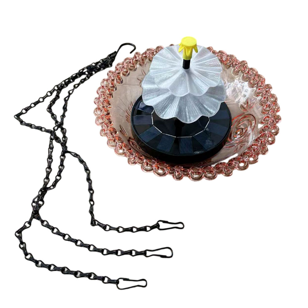 Solar Bird Bath Fountain with  - Bonsai Garden Backyard ulasan dan harga