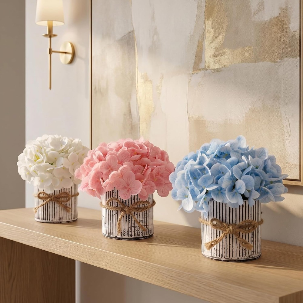 1PC Hydrangea Artificial Flowe - Bonsai Garden Centre ulasan dan harga
