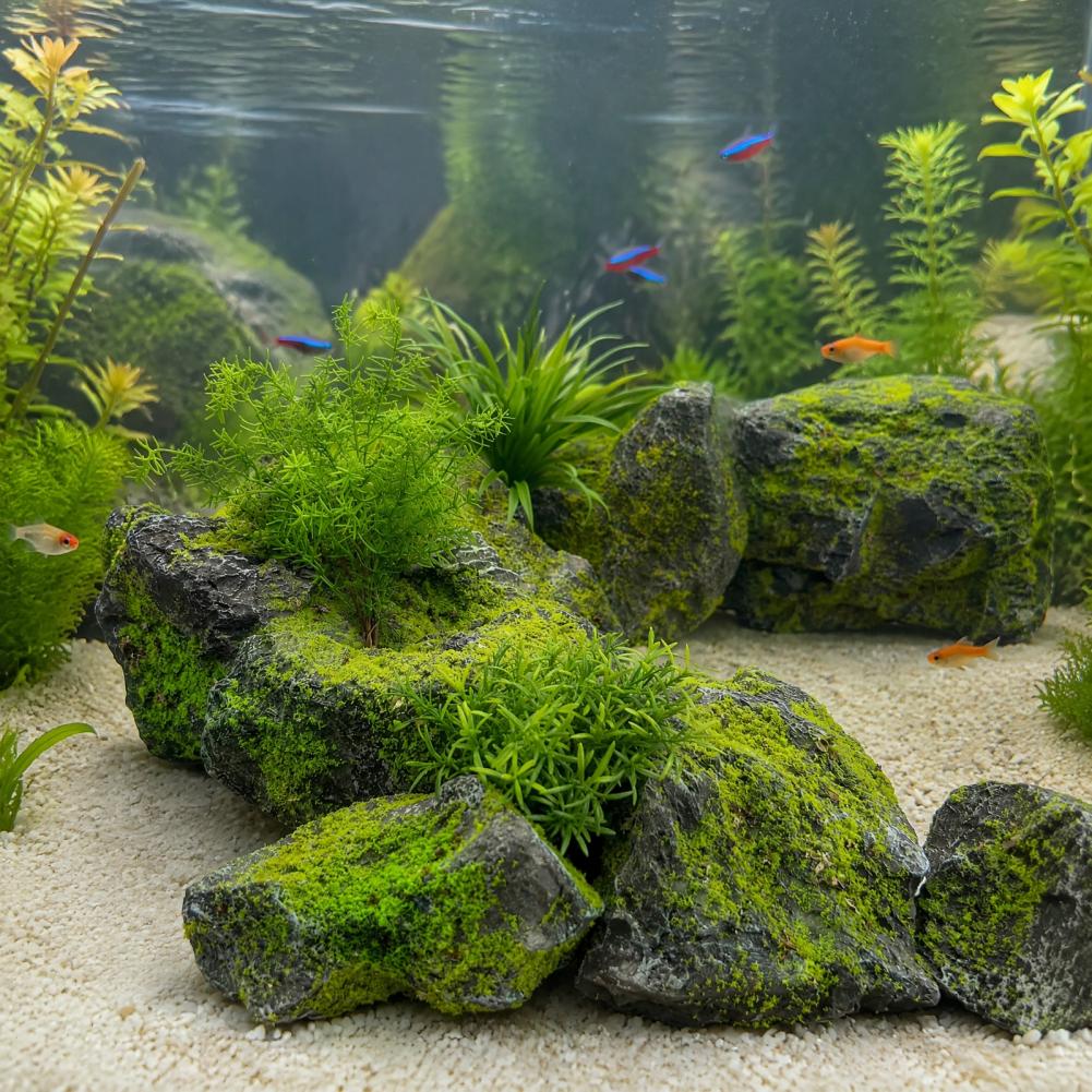 Artificial Moss Rocks for Land - Bonsai Garden Backyard ulasan dan harga