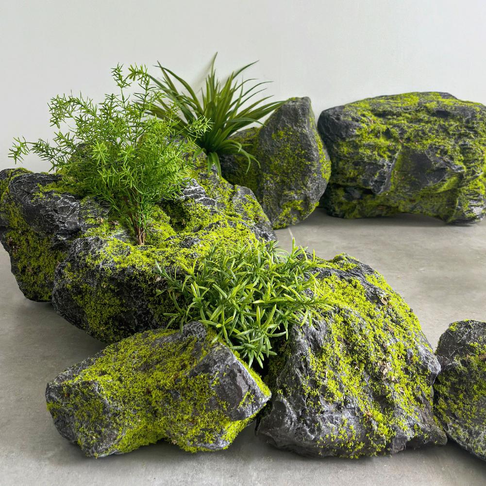 Artificial Moss Rocks for Land - Bonsai Garden Backyard ulasan dan harga