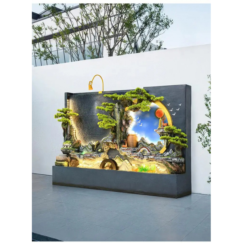 custom.Elegant Fountain Set Ya - Bonsai Zen Garden Set ulasan dan harga