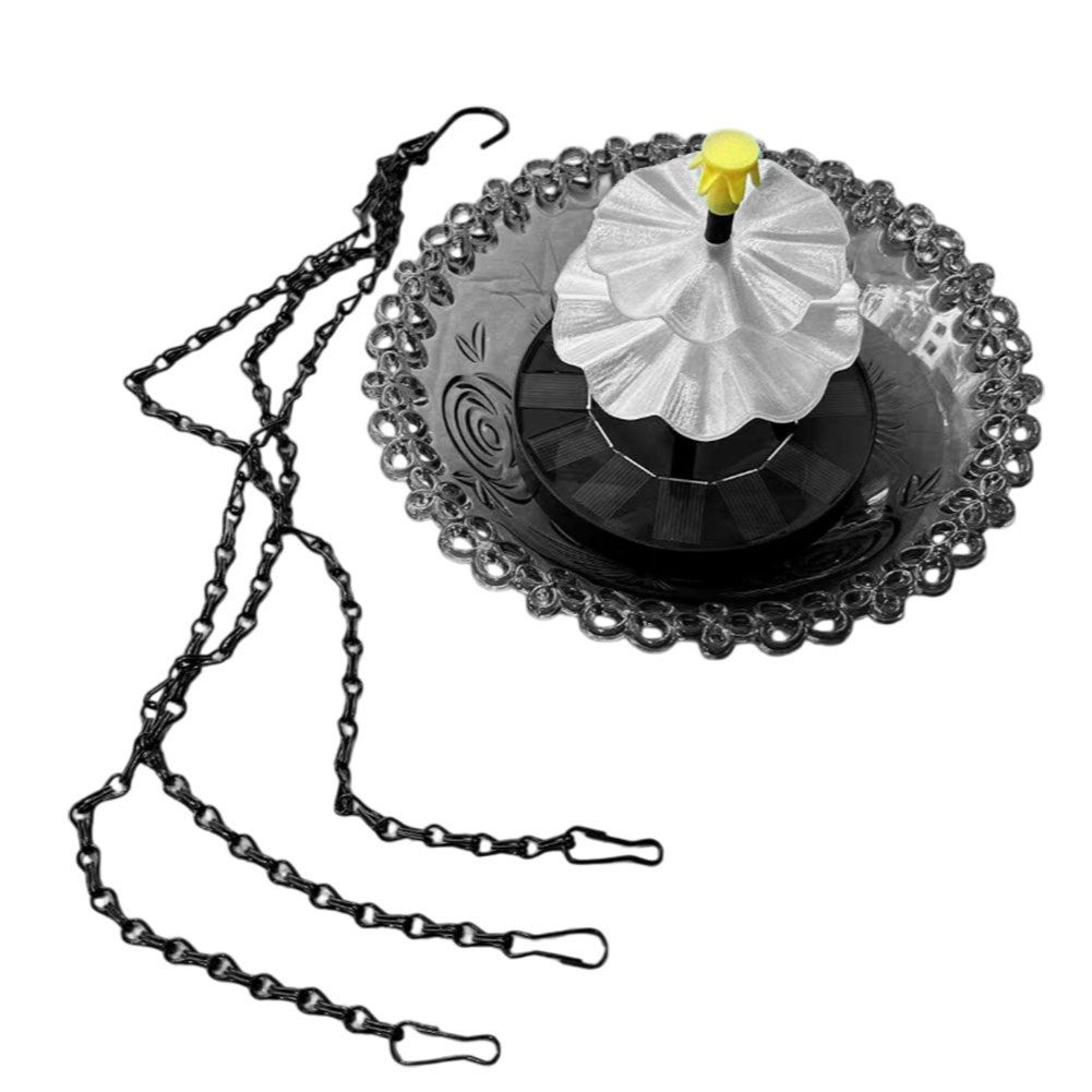 Solar Powered Hanging Birdbath - Bonsai Garden Backyard ulasan dan harga