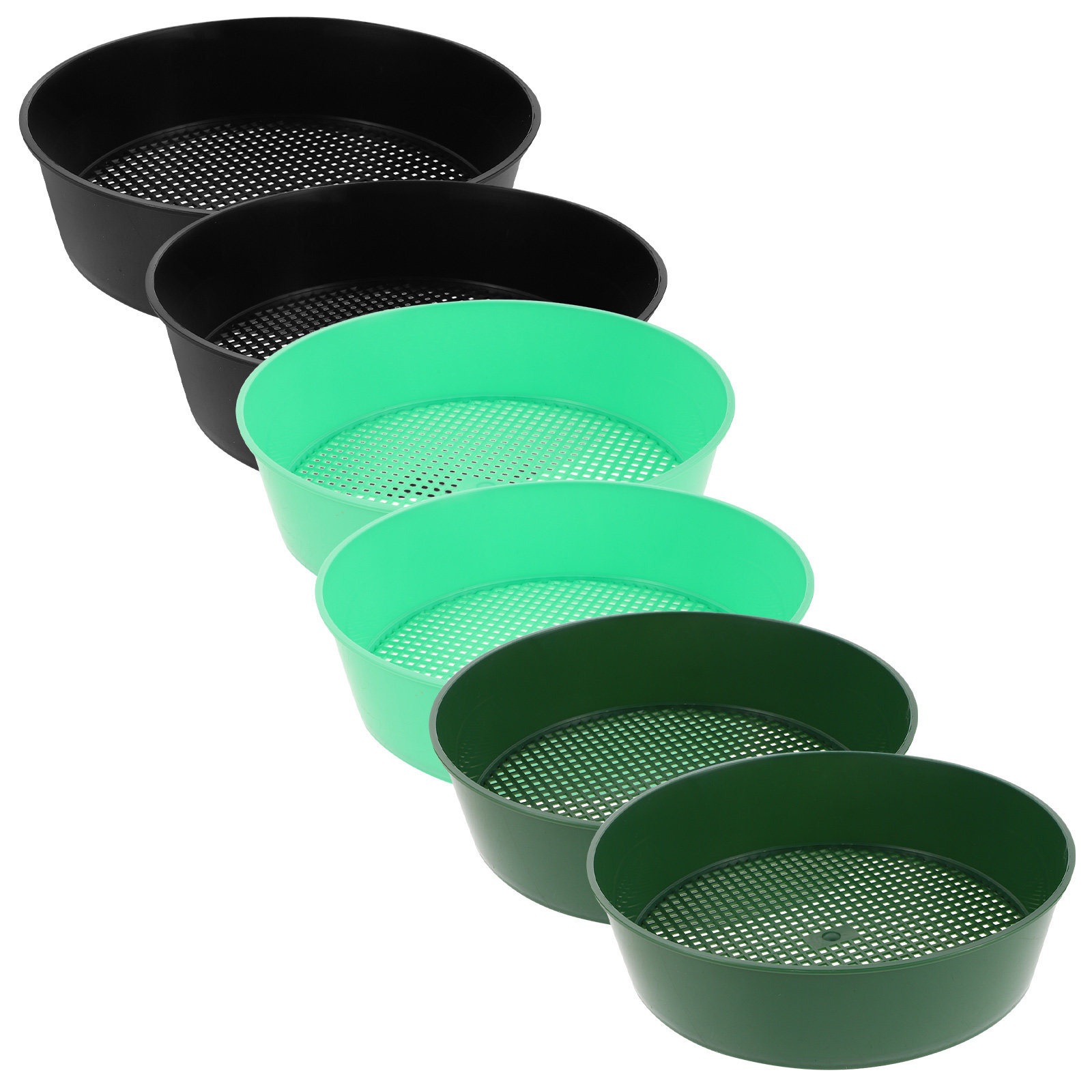 6Pcs Plastic Garden Sieve Soil - Bonsai Garden Backyard ulasan dan harga