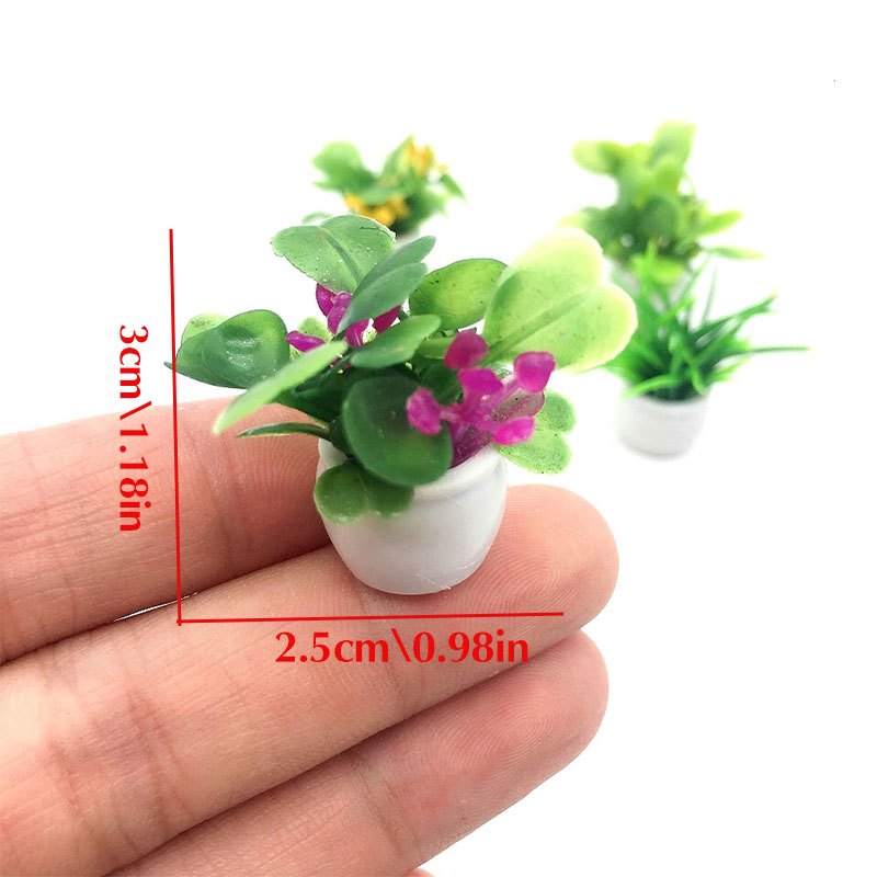 Dollhouse Plant, Miniature Bon - Bonsai Garden Accessories ulasan dan harga
