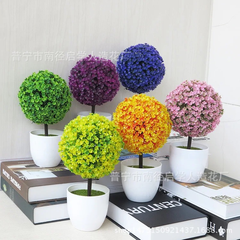 Artificial Small Tree Potted P - Bonsai Garden Accessories ulasan dan harga
