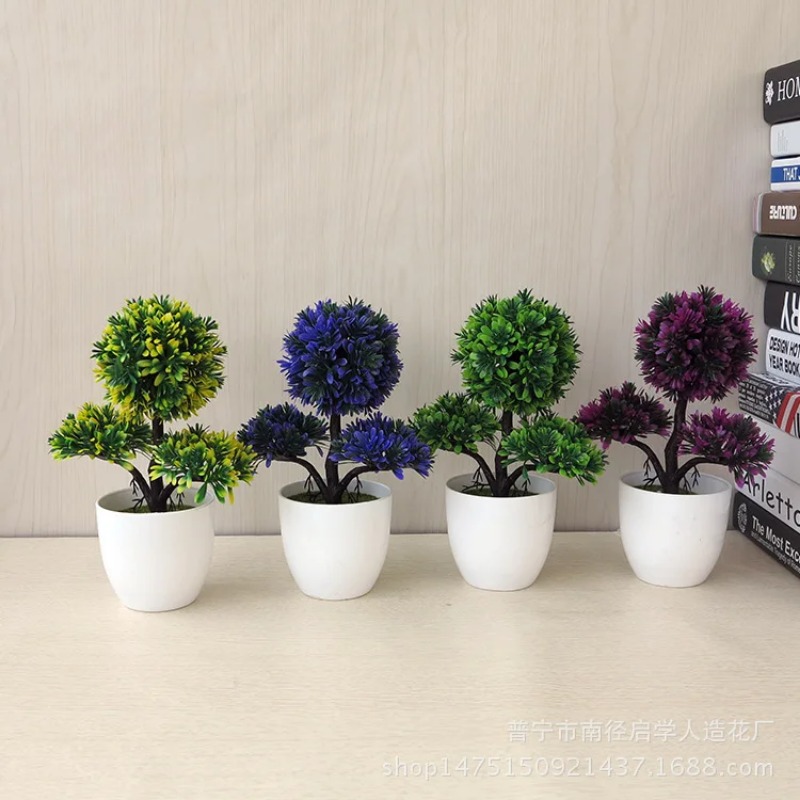 Artificial Small Tree Potted P - Bonsai Garden Accessories ulasan dan harga