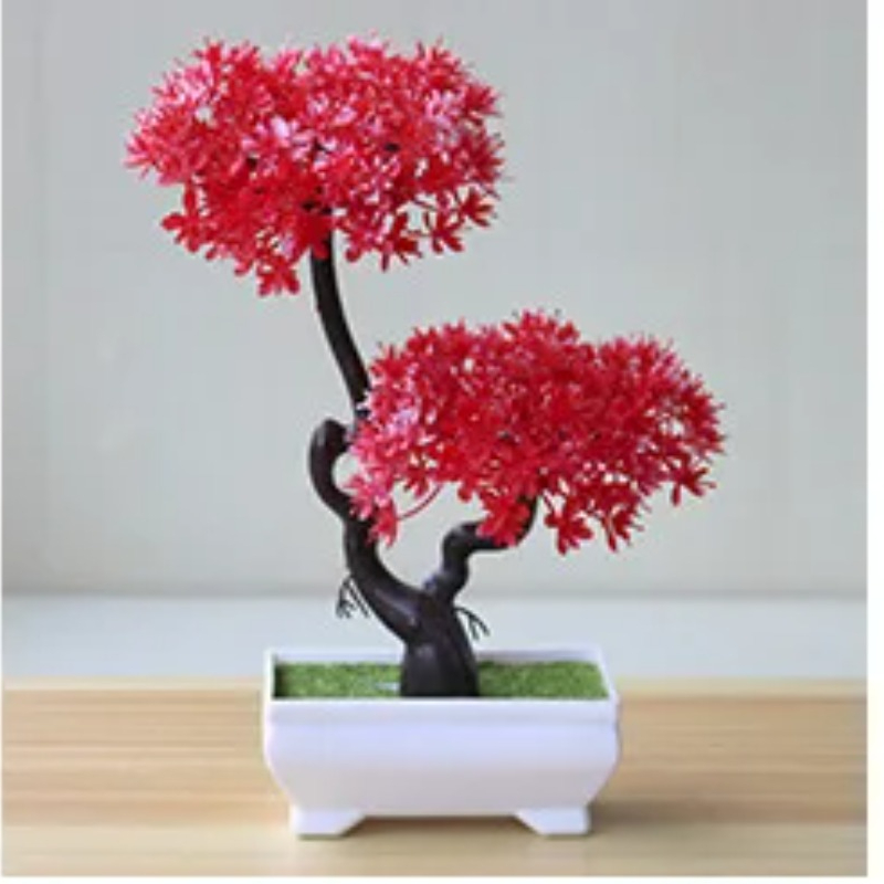 Artificial Small Tree Potted P - Bonsai Garden Accessories ulasan dan harga
