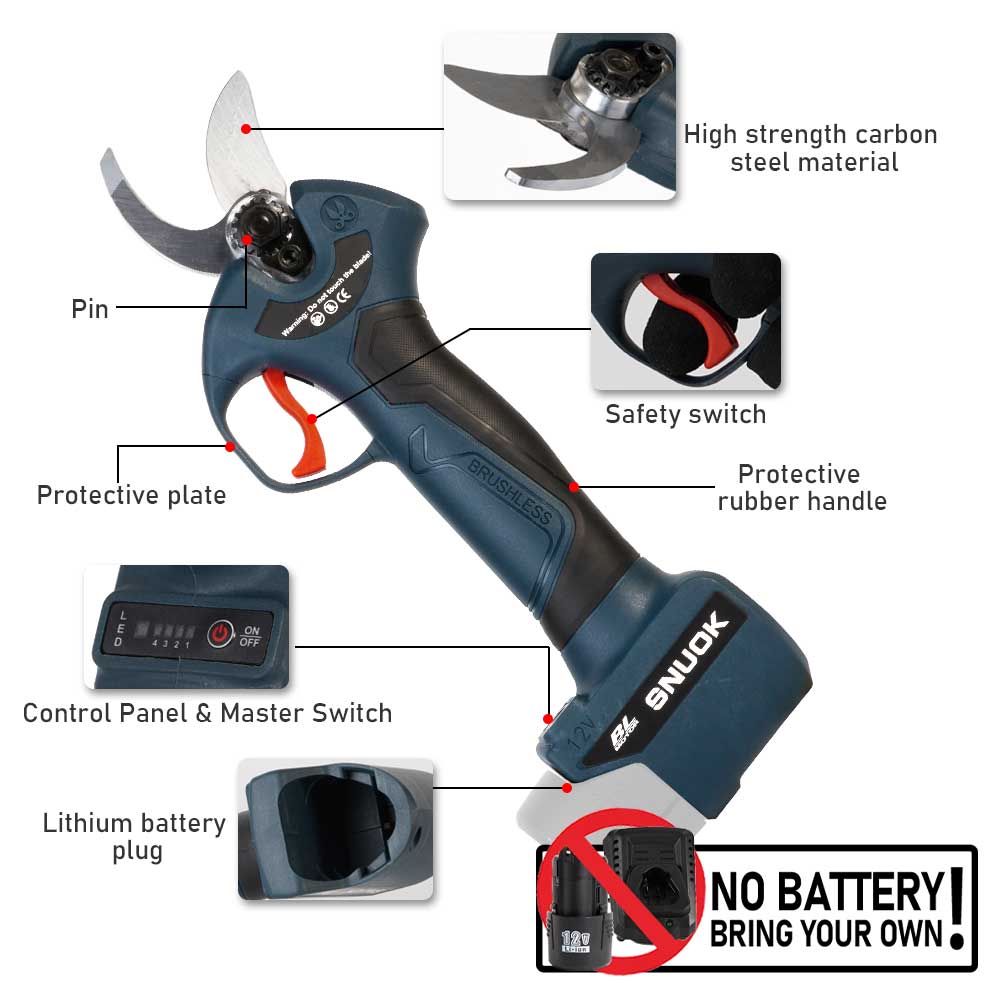 SNUOK 12V Brushless Electric P - Bonsai Garden Accessories ulasan dan harga