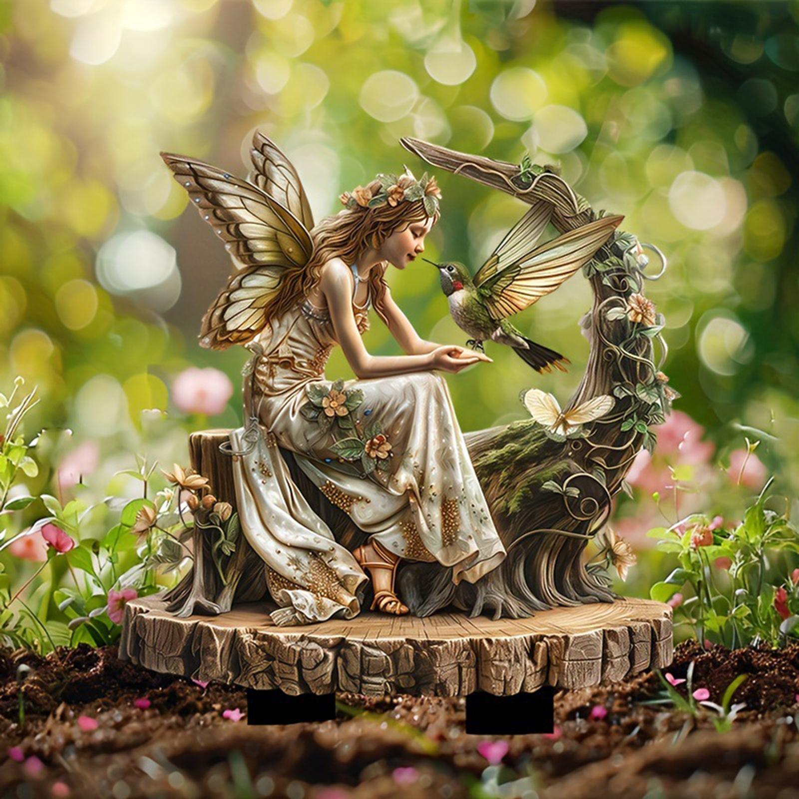 Fairy Decorative Garden Stake  - Bonsai Garden Accessories ulasan dan harga