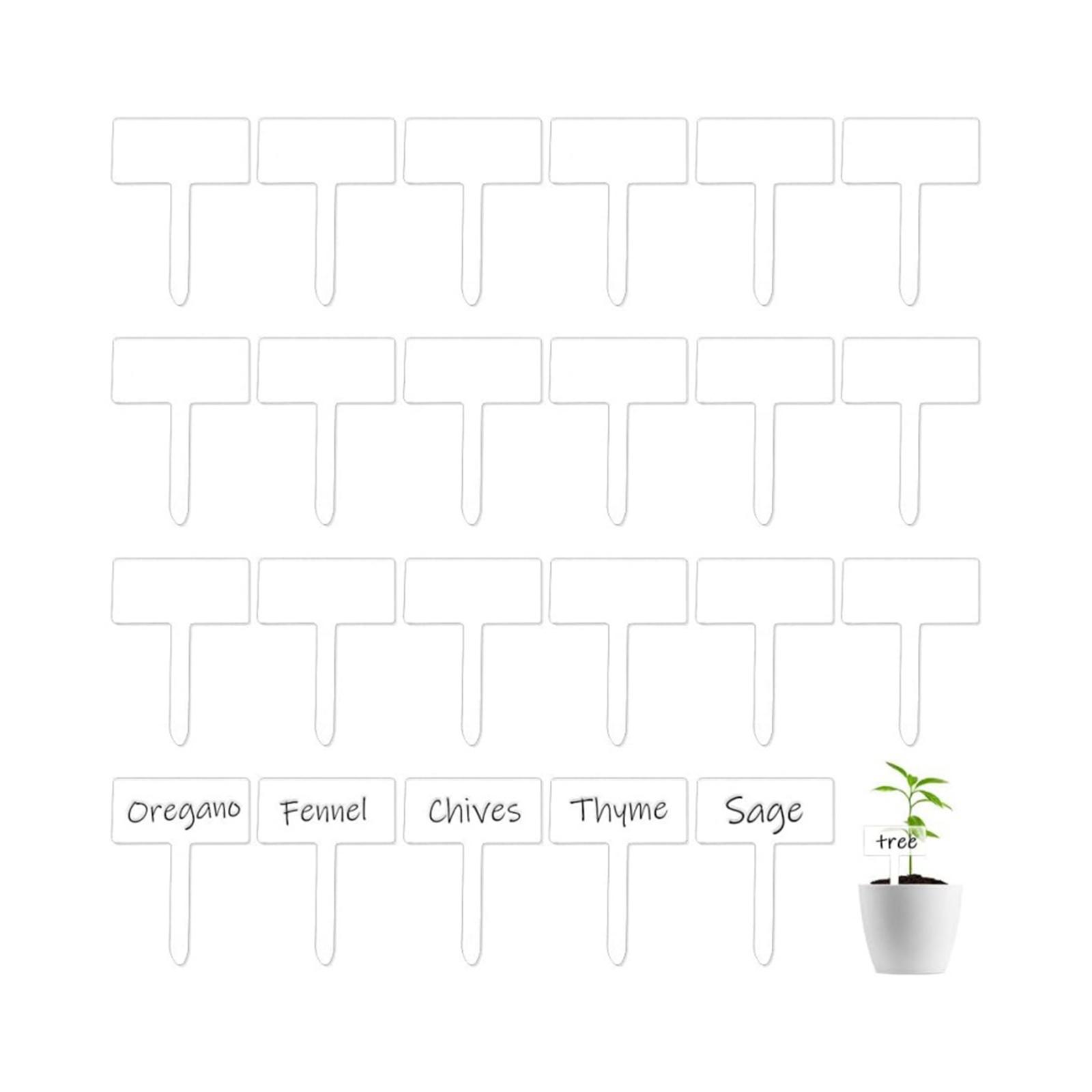 24x Acrylic Plant Tag Plant Na - Bonsai Garden Name ulasan dan harga